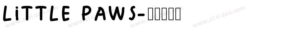 Little Paws字体转换